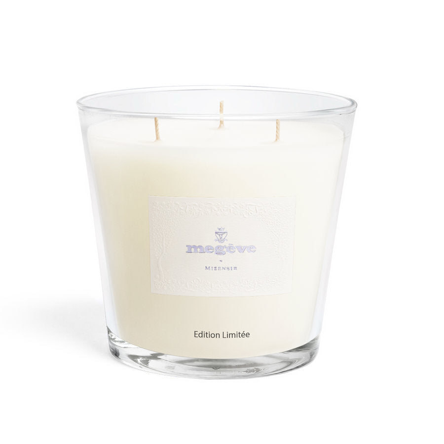 Large Scented Candle | Megeve x Mizensir | Woody Scent