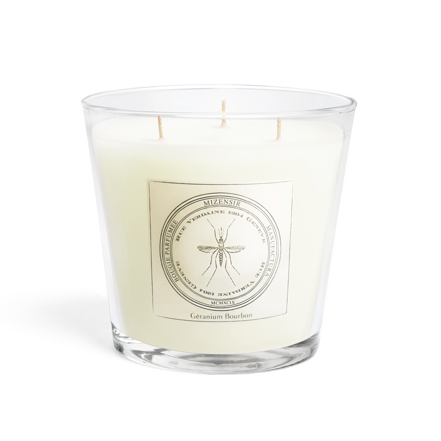 Géranium Bourbon | Large scented candle