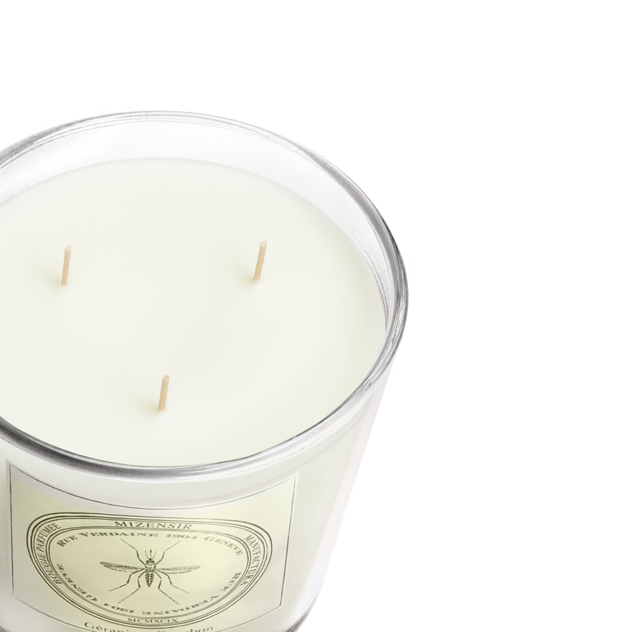 Géranium Bourbon | Large scented candle