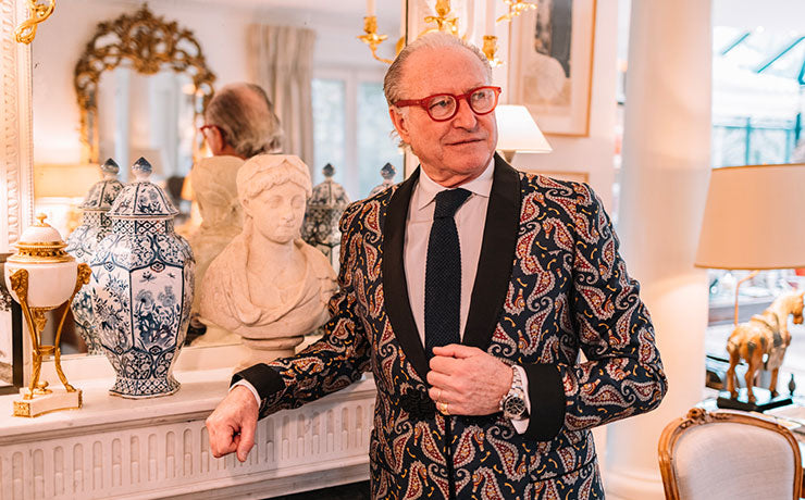 Portrait du maître parfumeur Alberto Morillas, fondateur de la maison Mizensir.