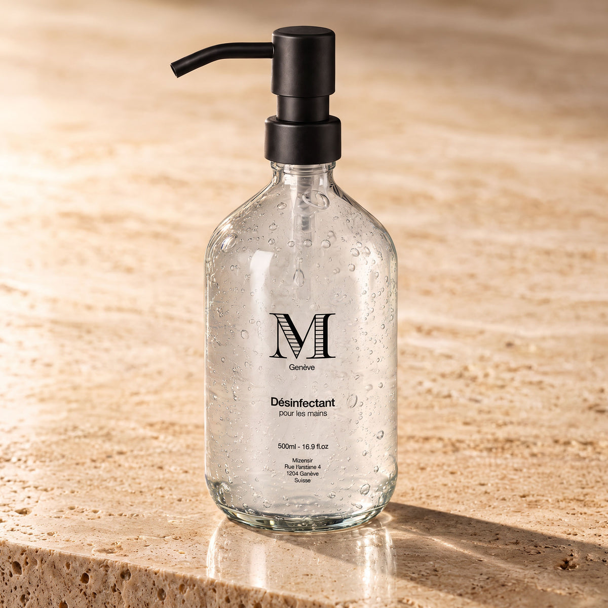 Oud | Large hand sanitizer | Glass