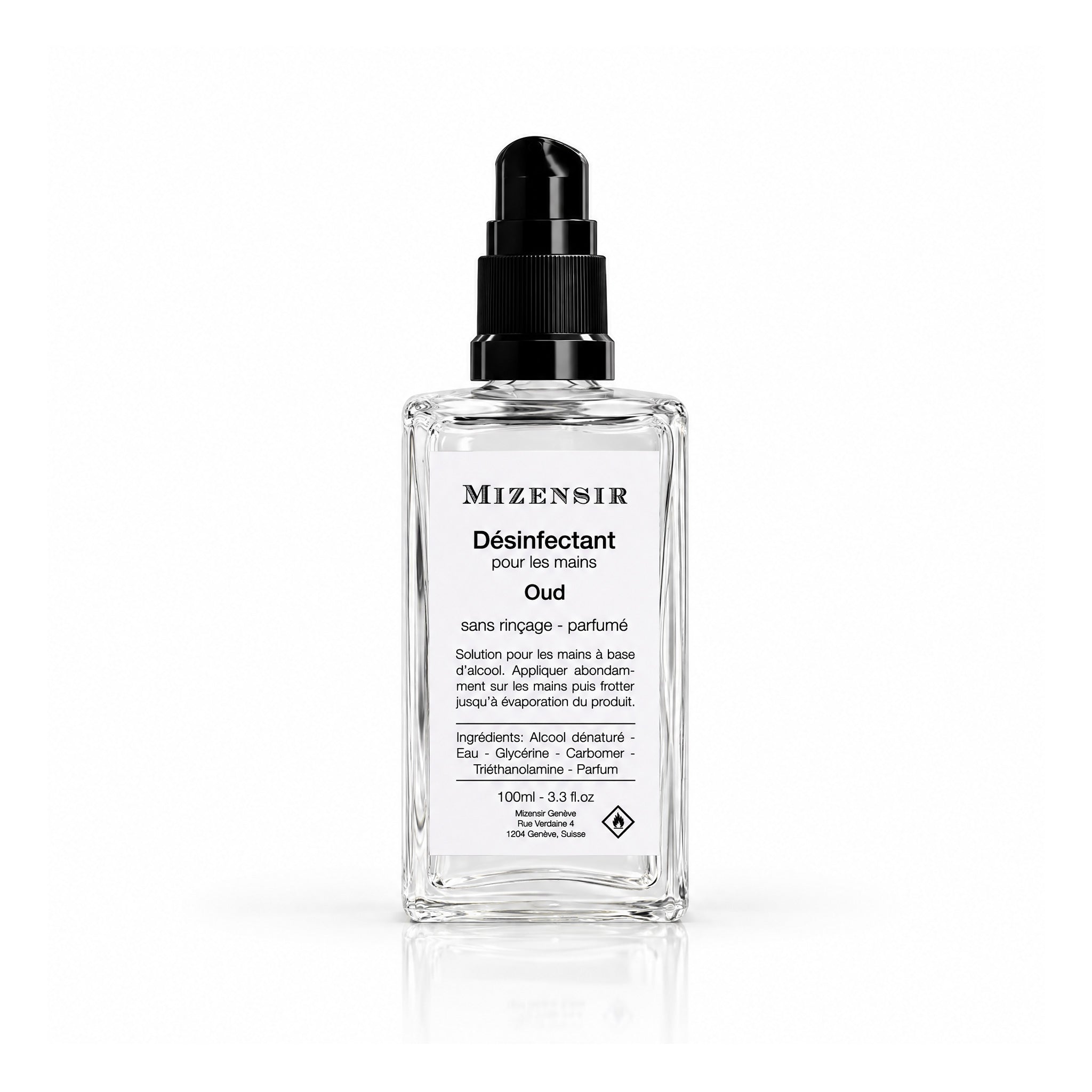 Oud-Scented Hydroalcoholic Gel 100ml | Mizensir