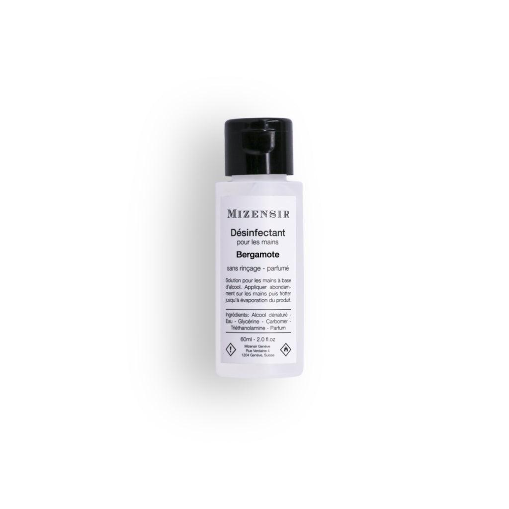 gel hydroalcoolique parfumé à la bergamote