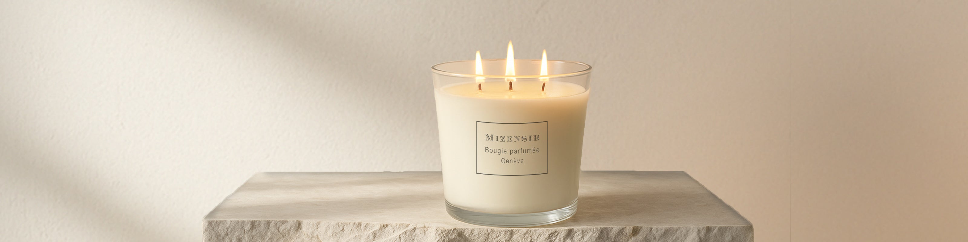 Grande bougie parfumée