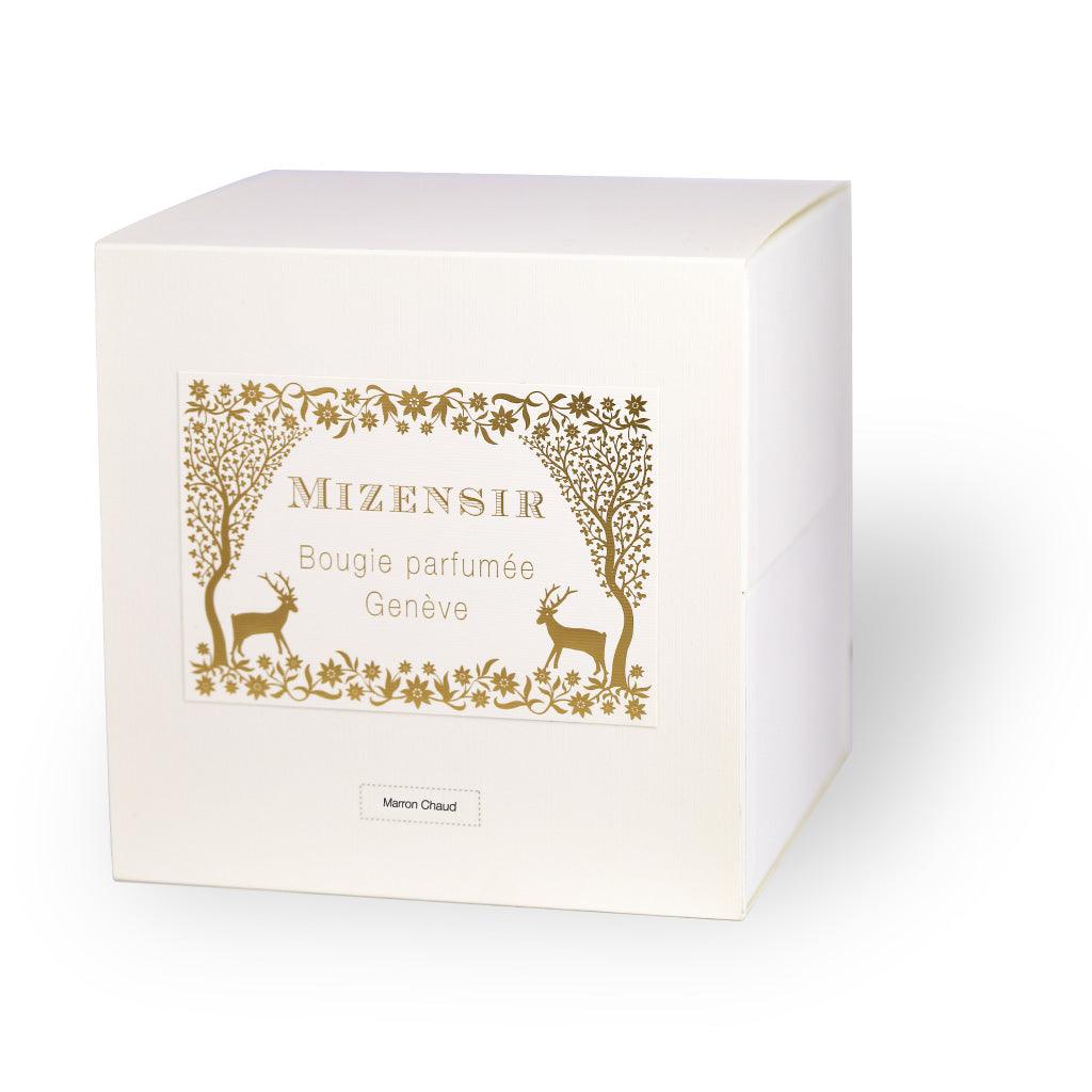 Grande bougie parfumée 1500gr Marron Chaud
