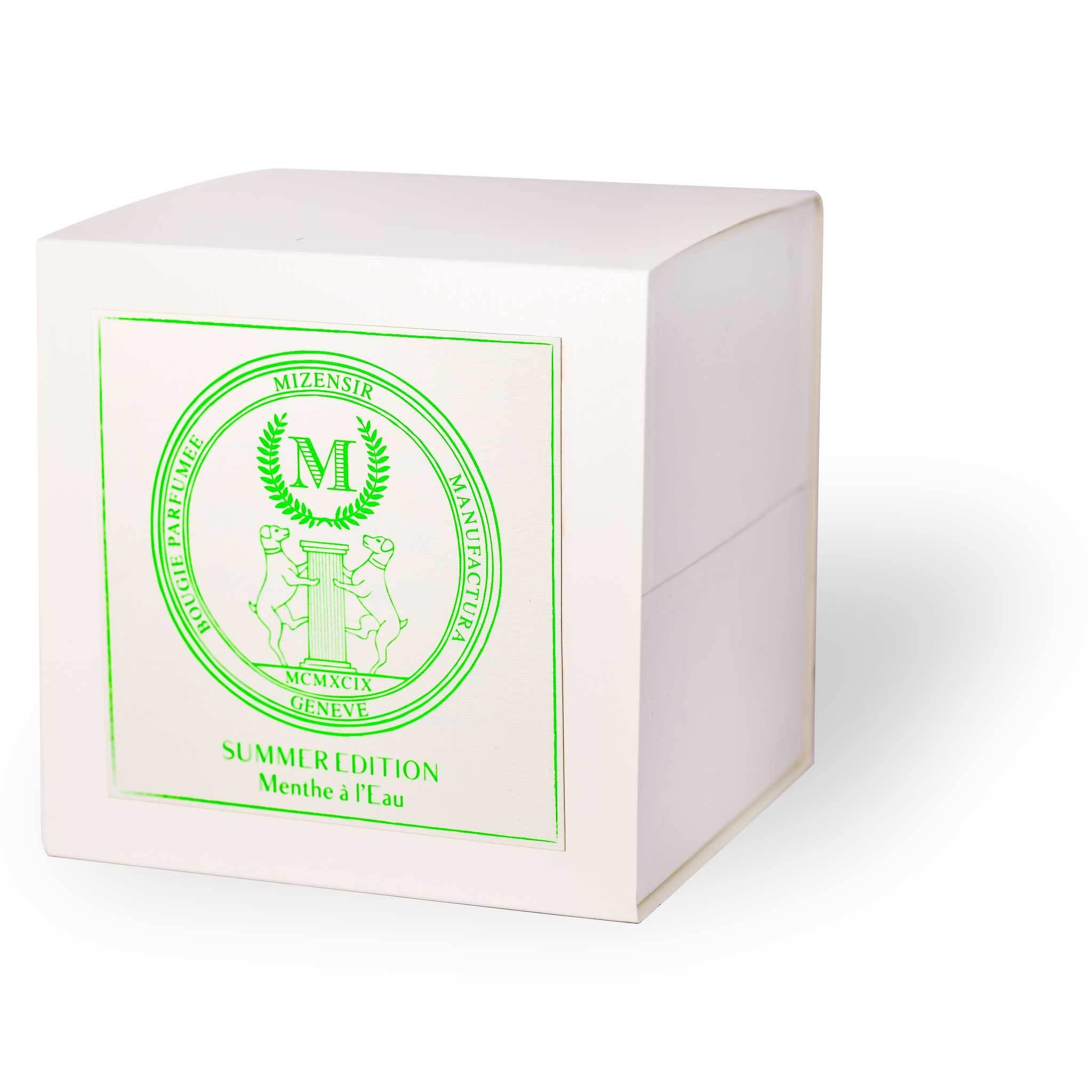 Grande bougie parfumée Menthe à l'Eau